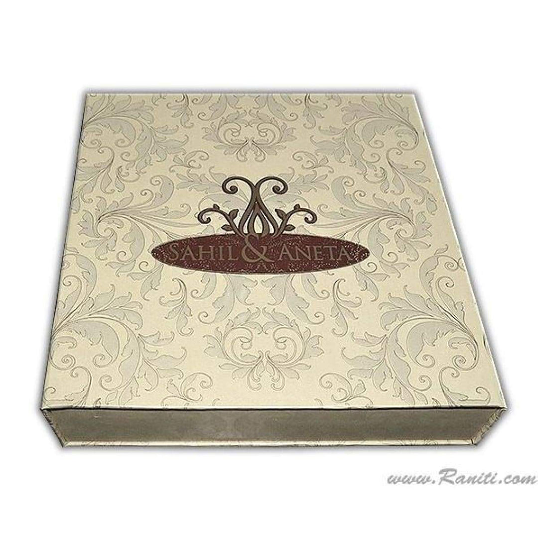 Custom Royal Luxury Boxed Wedding Invitation Card DPCB-14 | Raniti | Custom nvitations & Stationery | luxury royal wedding cards | custom invitations in australia