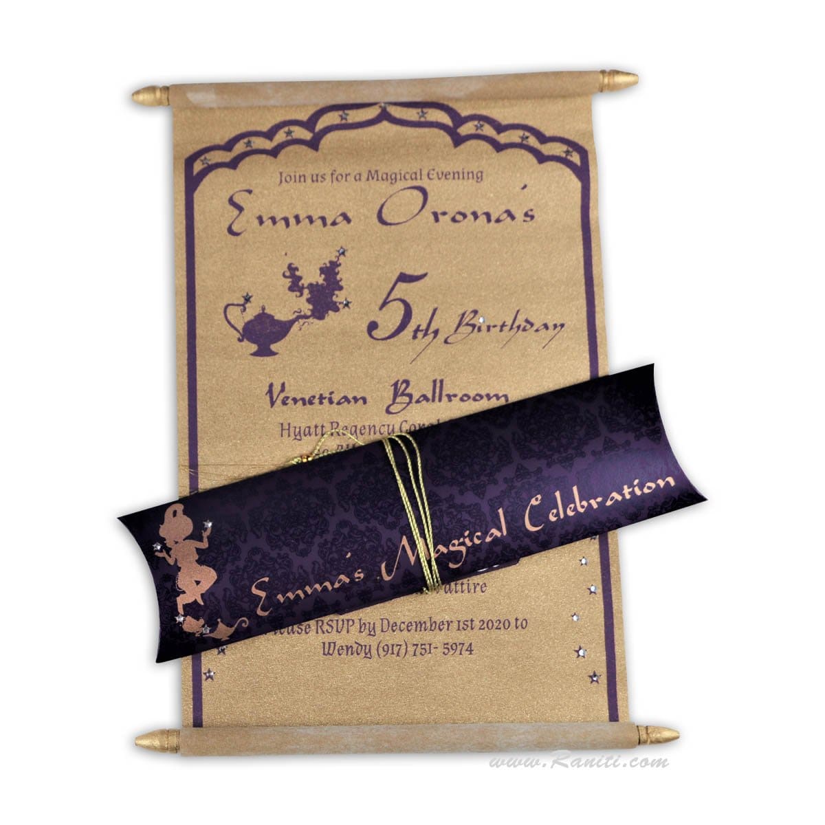 Magic Scroll Invitations