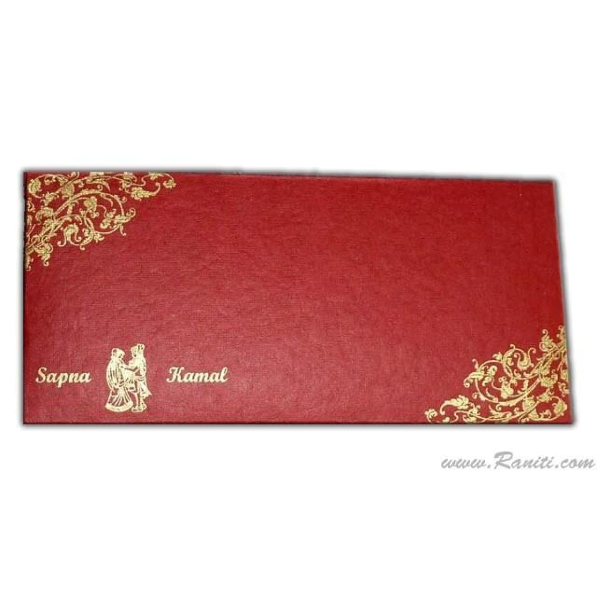Red Metallic Card Stock Paper 