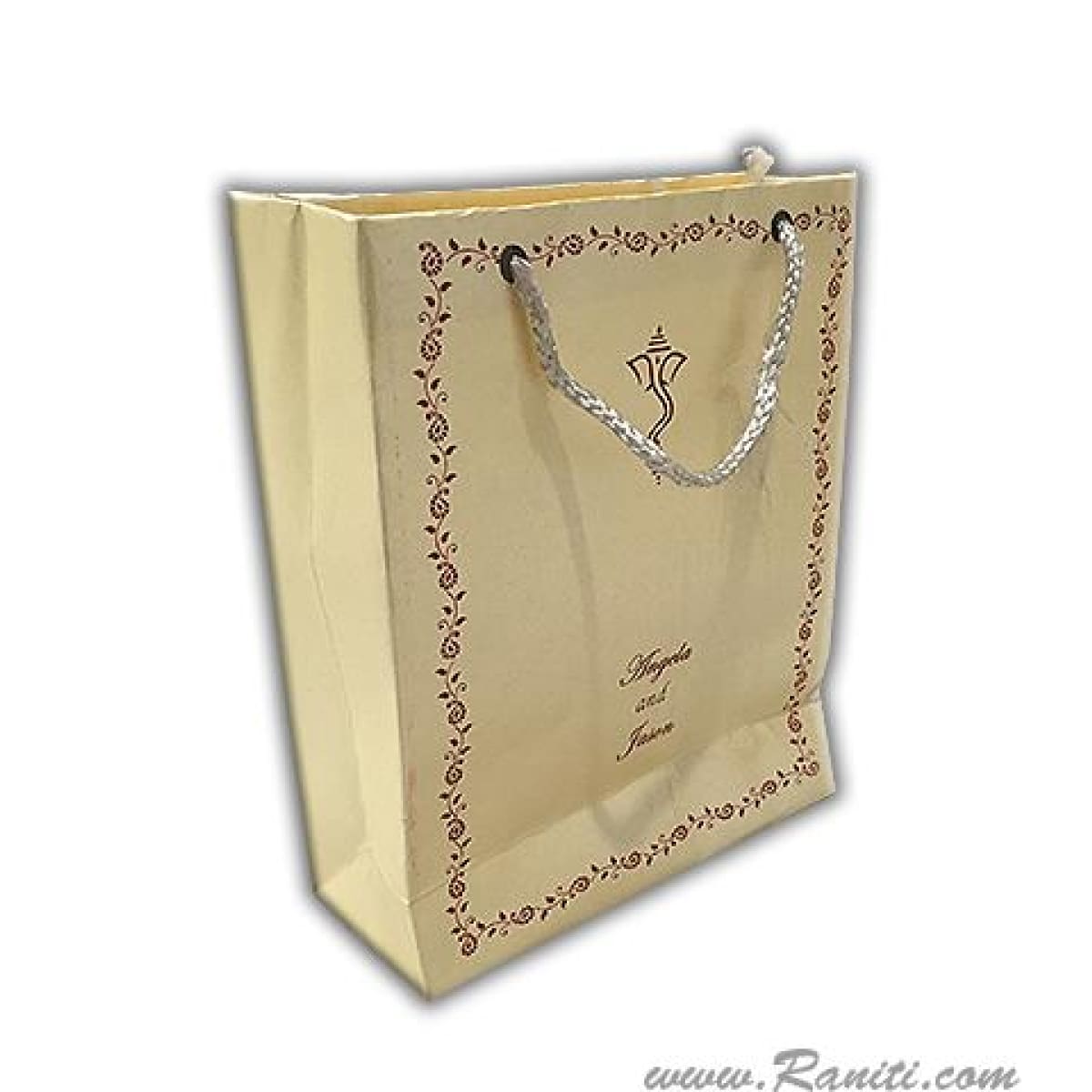 Pearl Custom Personalized Paper Gift Bag - Custom Wedding Guest