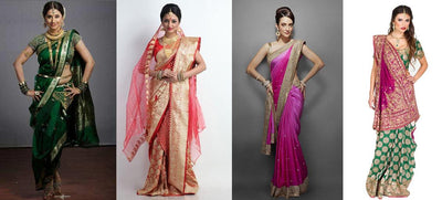 Sari draping by Deepa