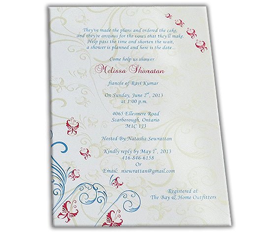 Bridal Shower - Raniti LLC - Custom Invitations & Stationery