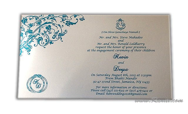 Engagement - Raniti LLC - Custom Invitations & Stationery