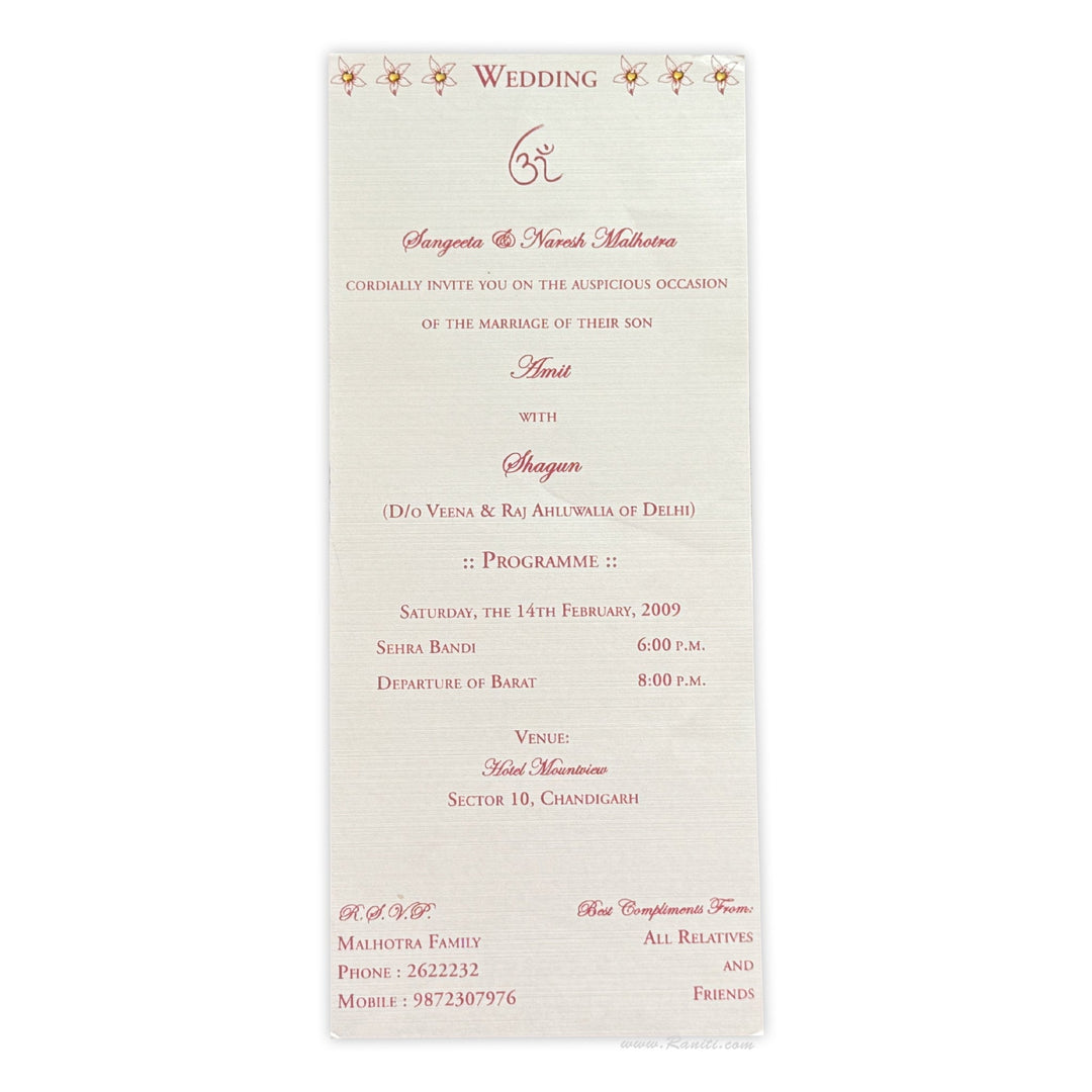 15th Birthday Custom Invitation Card AMSO - 55 - Raniti LLC - Custom Invitations & Stationery