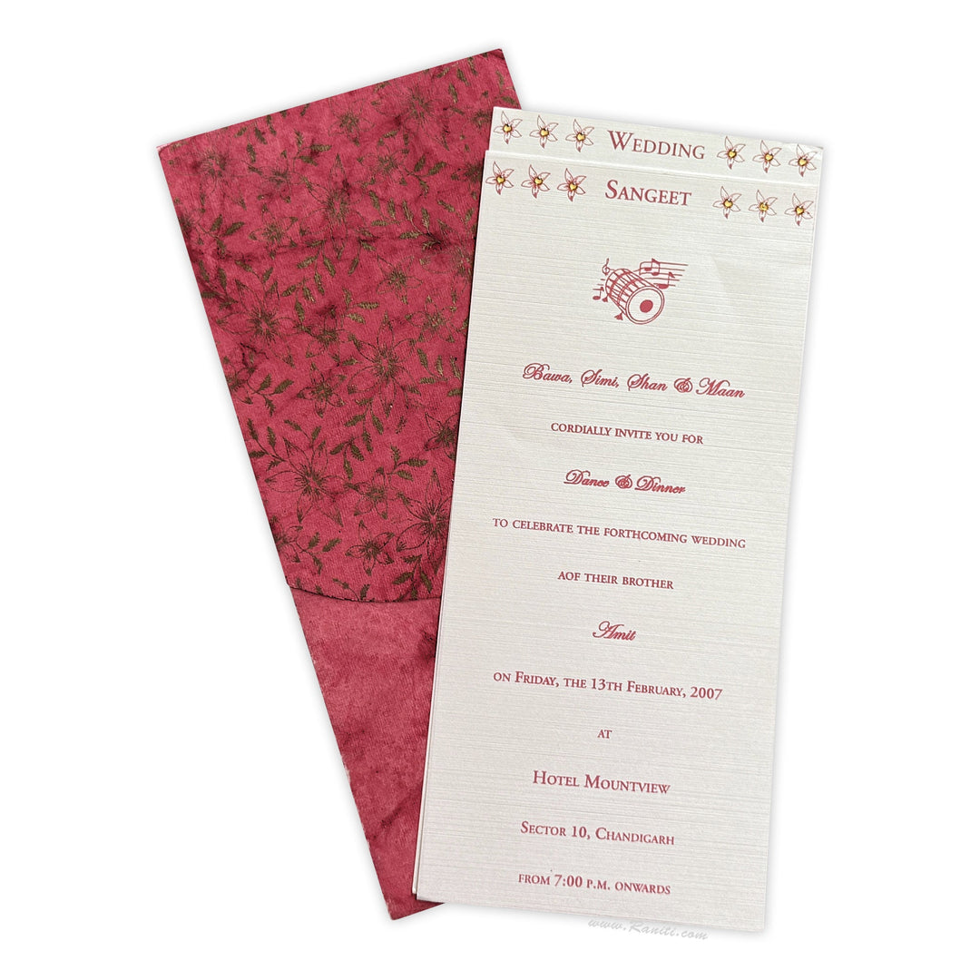15th Birthday Custom Invitation Card AMSO - 55 - Raniti LLC - Custom Invitations & Stationery