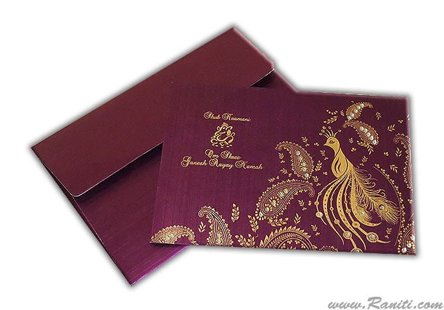 21st Birthday Custom Invitation Card | 21st Birthday Invitation peacock theme AMSO - 239 - Raniti LLC - Custom Invitations & Stationery