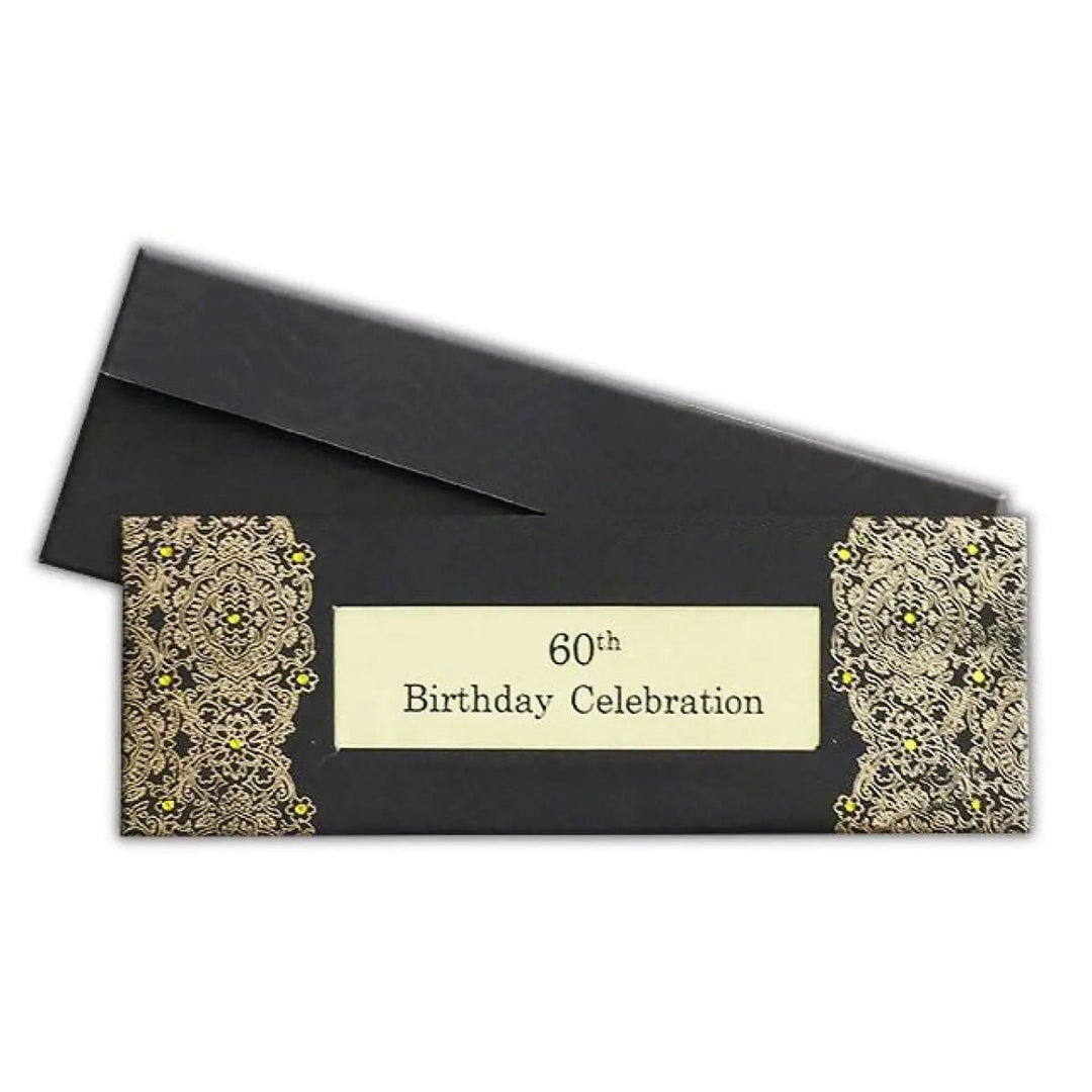 60th Birthday Milestone Birthday Custom Invitation AMSO-19 freeshipping - Raniti LLC - Custom Invitations & Stationery