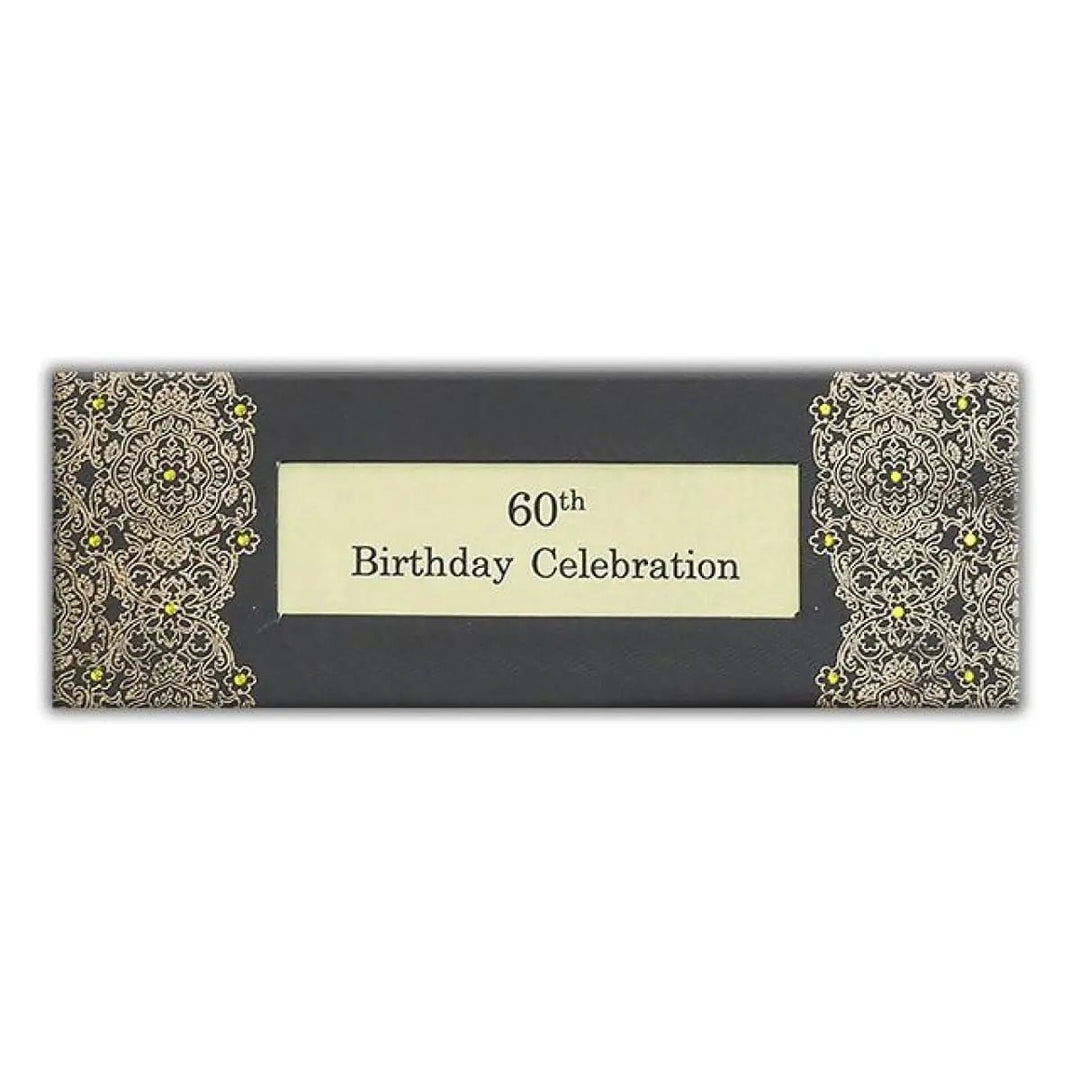 60th Birthday Milestone Birthday Custom Invitation AMSO-19 freeshipping - Raniti LLC - Custom Invitations & Stationery