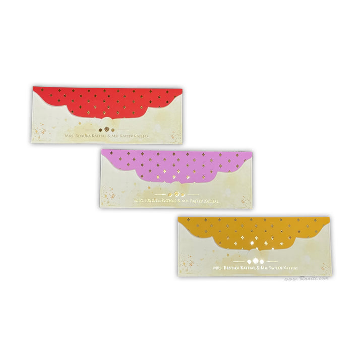 Custom and Personalized Money Gift Envelope | Check Cash Gift Custom Envelope ACE-1  Raniti LLC - Custom Invitations & Stationery