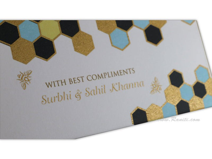 Geometric print Custom Gift Envelopes | Cash Money Gift Envelopes ACE-6  Raniti LLC - Custom Invitations & Stationery