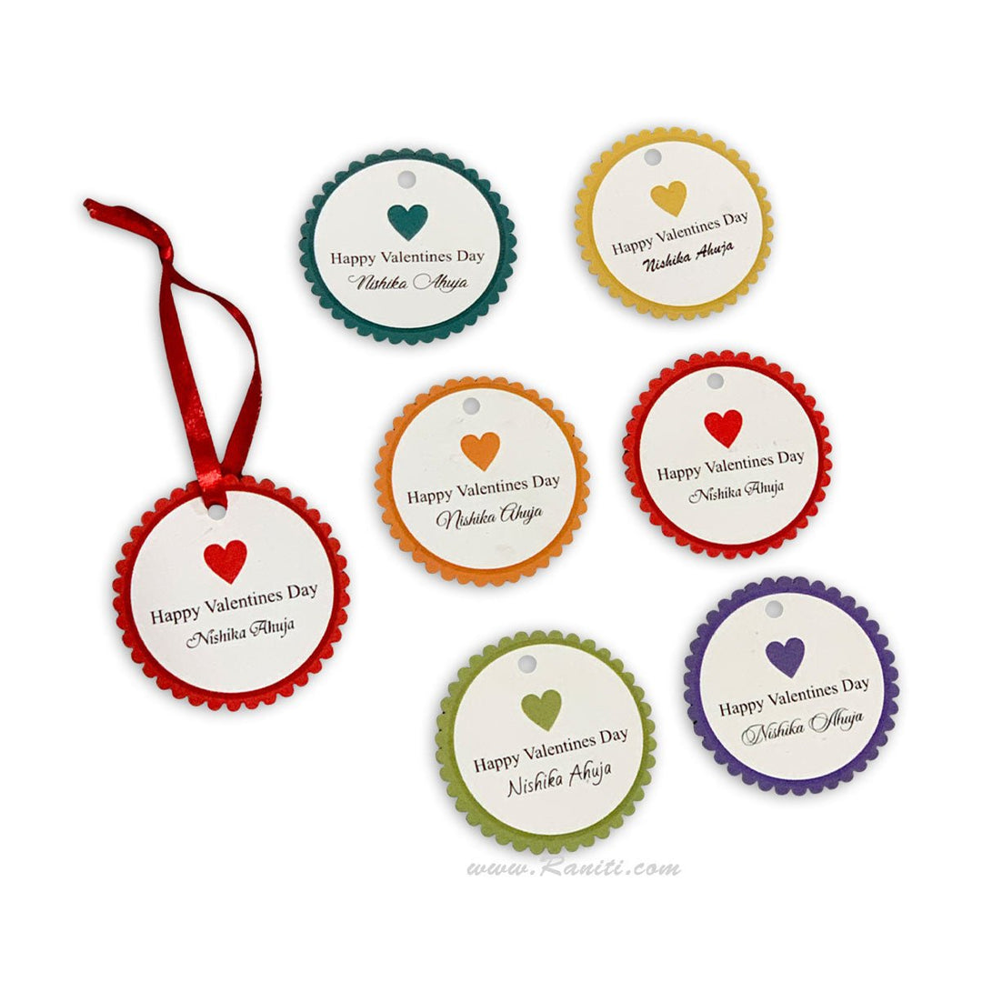 Valentines day Kids Custom Personalized Gift Tags, Gift Tag Cards