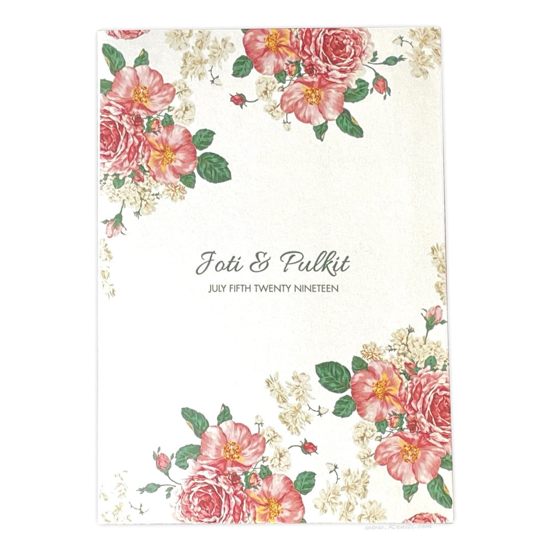 Watercolor Floral Rustic Custom Invitation Card AM-236  Raniti LLC - Custom Invitations & Stationery