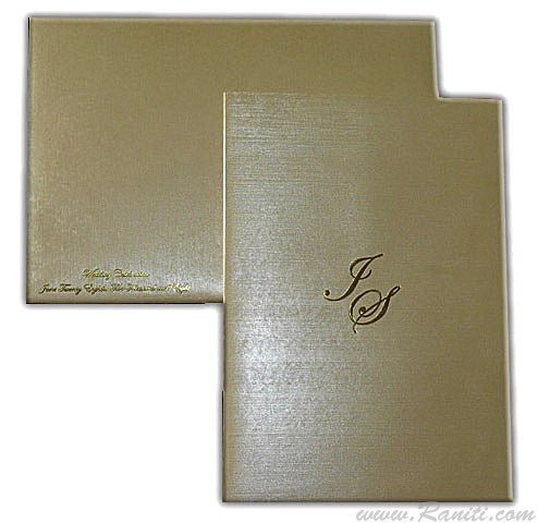 Classic Custom Luxury Wedding Invitation Card with Multiple Inserts | Golden Embossed Monogram Foil Print Inserts Custom Invitation AM-258 Deluxe Raniti LLC - Custom Invitations & Stationery