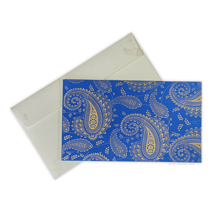 Blue and White Square Custom Wedding Invitation card with Inserts AM-325  Raniti LLC - Custom Invitations & Stationery