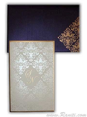 Classic Luxury Foil Custom Invitation Card  | Raniti LLC