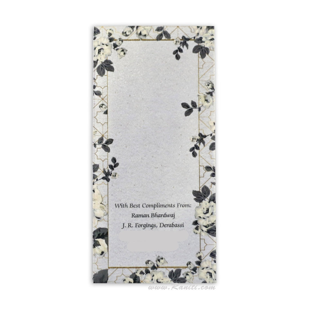 Cash Gift Envelopes | Custom Gift Envelopes | Floral Theme Custom and Personalized Money Gift Check Envelope AME-47  Raniti LLC - Custom Invitations & Stationery