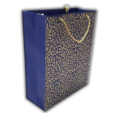 Dark Blue Custom Personalized Paper Gift Bag - Custom Wedding Guest Welcome Gift bags AMGB-33  Raniti LLC - Custom Invitations & Stationery