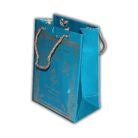 Blue Personalized Paper Bag - Custom Wedding Gift bags | Guest Welcome Bags AMGB-12  Raniti LLC - Custom Invitations & Stationery