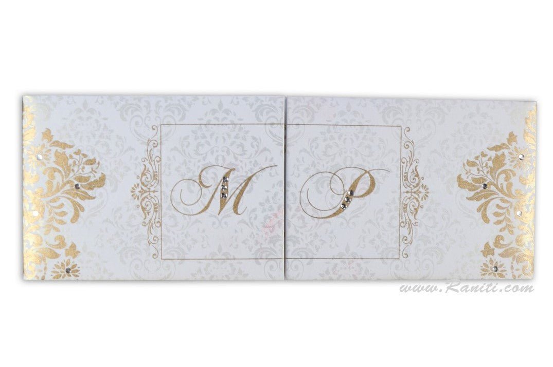 Classic White Custom Invitations with Multiple Inserts | Raniti LLC