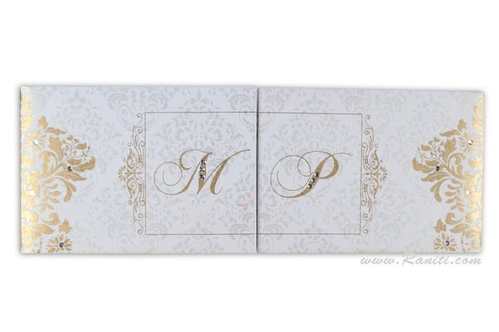 Classic White Custom Invitations with Multiple Inserts | Raniti LLC