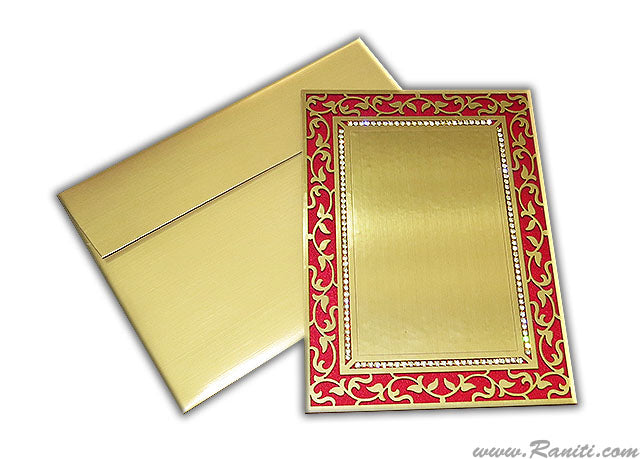 Copy of Unique Laser Cut Picture Frame Custom Luxury Invitation Card AMHL-172  Raniti LLC - Custom Invitations & Stationery