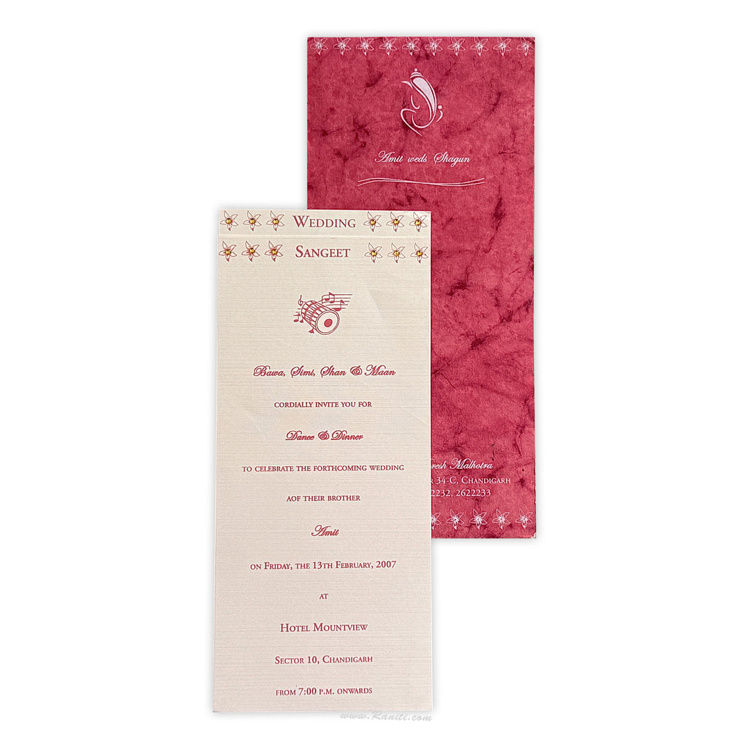 15th Birthday Custom Invitation Card AMSO-55