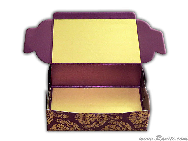 Sweet-Cake-Chocolate Custom Box | Indian Wedding Sweet Box | Traditional Sweet Boxes | Thank You Gift Boxes | SB-21  Raniti LLC - Custom Invitations & Stationery