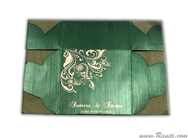 Paisley Theme Sweet-Cake-Chocolate Custom Box | Wedding Cake Box | Traditional Sweet Favor Boxes | Thank You Gift Boxes | SB-23  Raniti LLC - Custom Invitations & Stationery