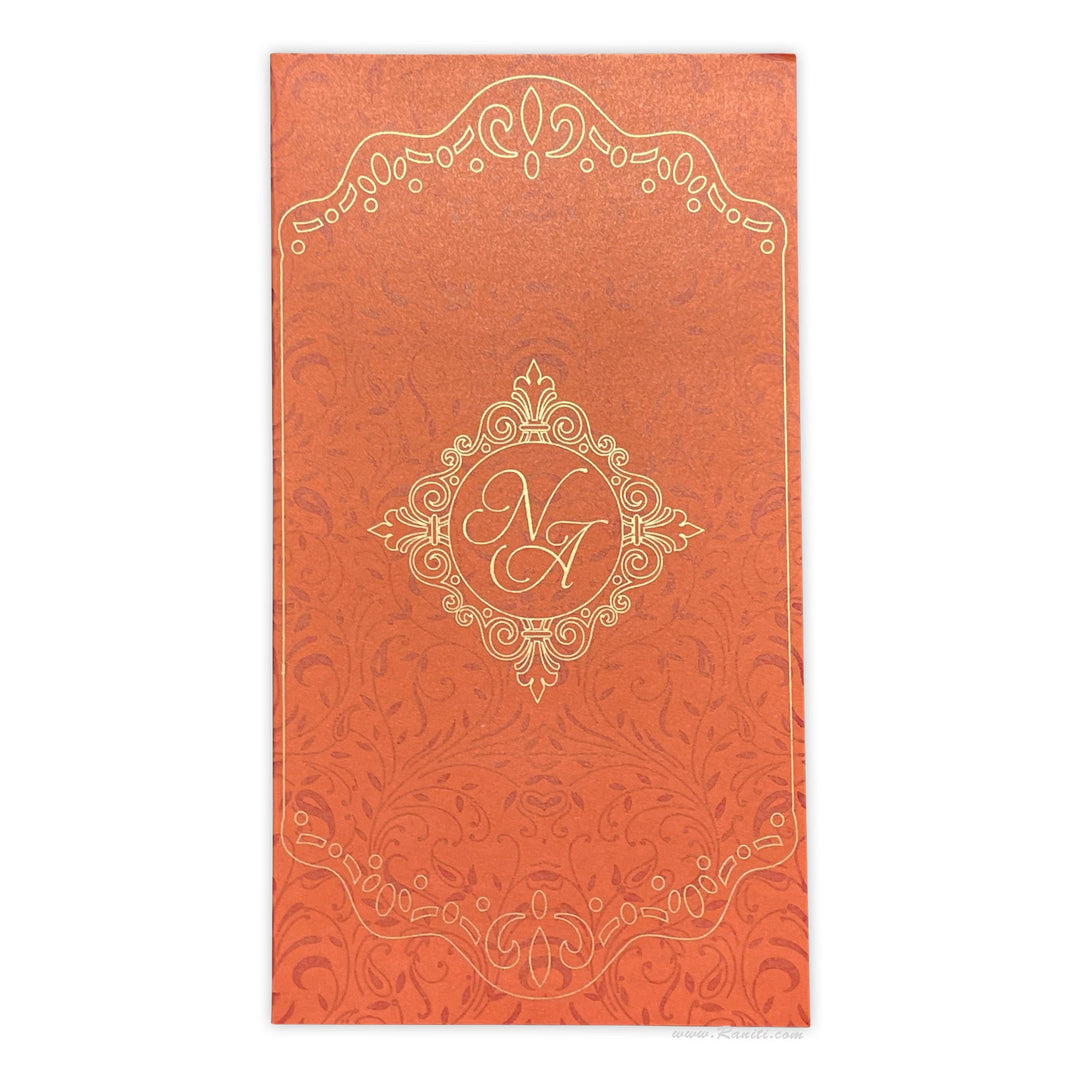 Bespoke Custom Wedding Invitation Card with Lasercut Unique Inserts AML - 50 - Raniti LLC - Custom Invitations & Stationery