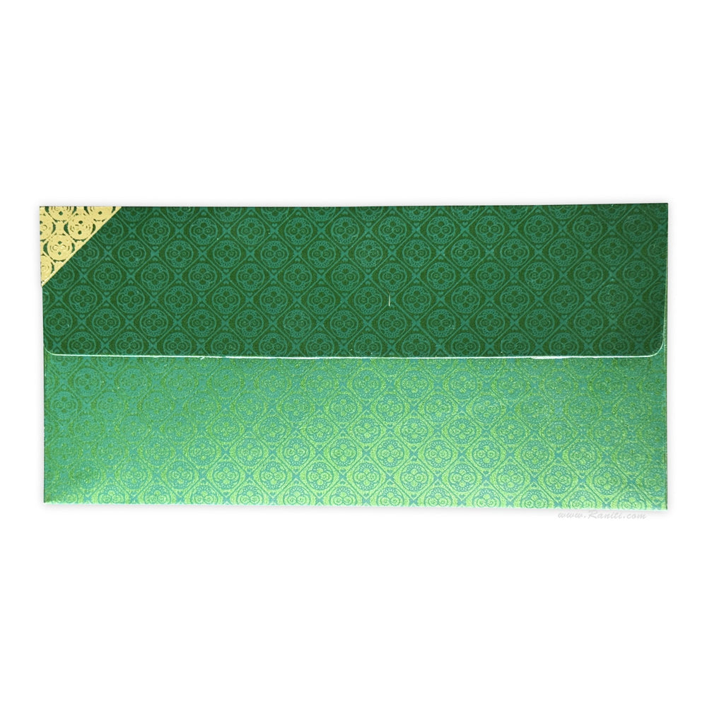 Custom and Personalized Gift Card Envelope Cover with Gold Foil Print AME - 66 - Raniti LLC - Custom Invitations & Stationery