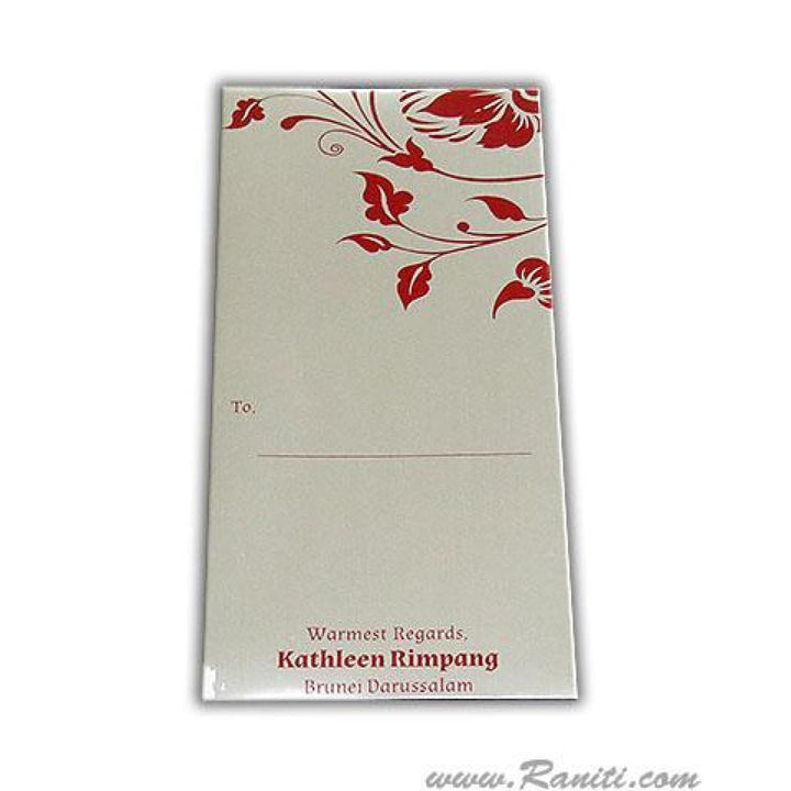 Custom and Personalized Money Gift Check Envelope AME-38 freeshipping - Raniti LLC - Custom Invitations & Stationery