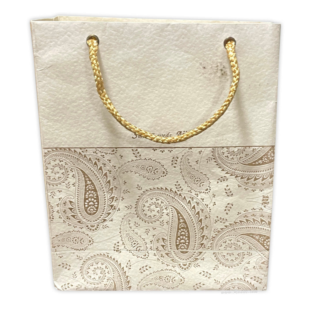 Elegant Personalized Paper Bag - Paisley Theme Custom Wedding Gift Bags AMGB - 8 - Raniti LLC - Custom Invitations & Stationery