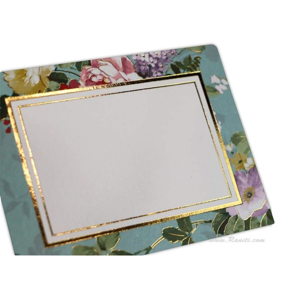 Floral Design Custom Gift Tags Personalized for Gifts Favors | Pack of 50 and 100 Gift Tags  DPTAG-2 freeshipping - Raniti LLC - Custom Invitations & Stationery