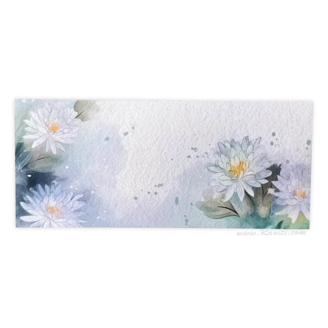 Floral print Custom Gift Envelopes with Velvet finish Paper| Cash Money Gift Envelopes ACE - 12 - Raniti LLC - Custom Invitations & Stationery
