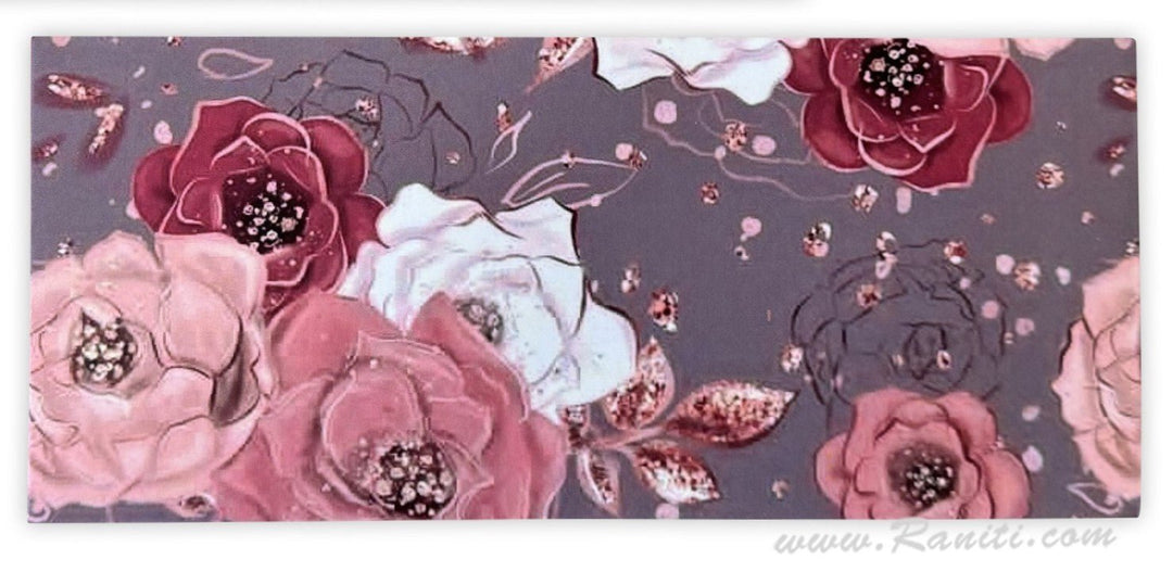 Floral print Custom Gift Envelopes with Velvet finish Paper| Cash Money Gift Envelopes ACE - 14 - Raniti LLC - Custom Invitations & Stationery