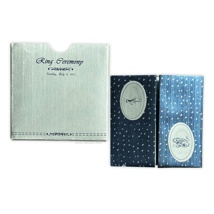 Gatefold Custom Engagement Invitation Card Heavy Back AMSO - 40 - Raniti LLC - Custom Invitations & Stationery