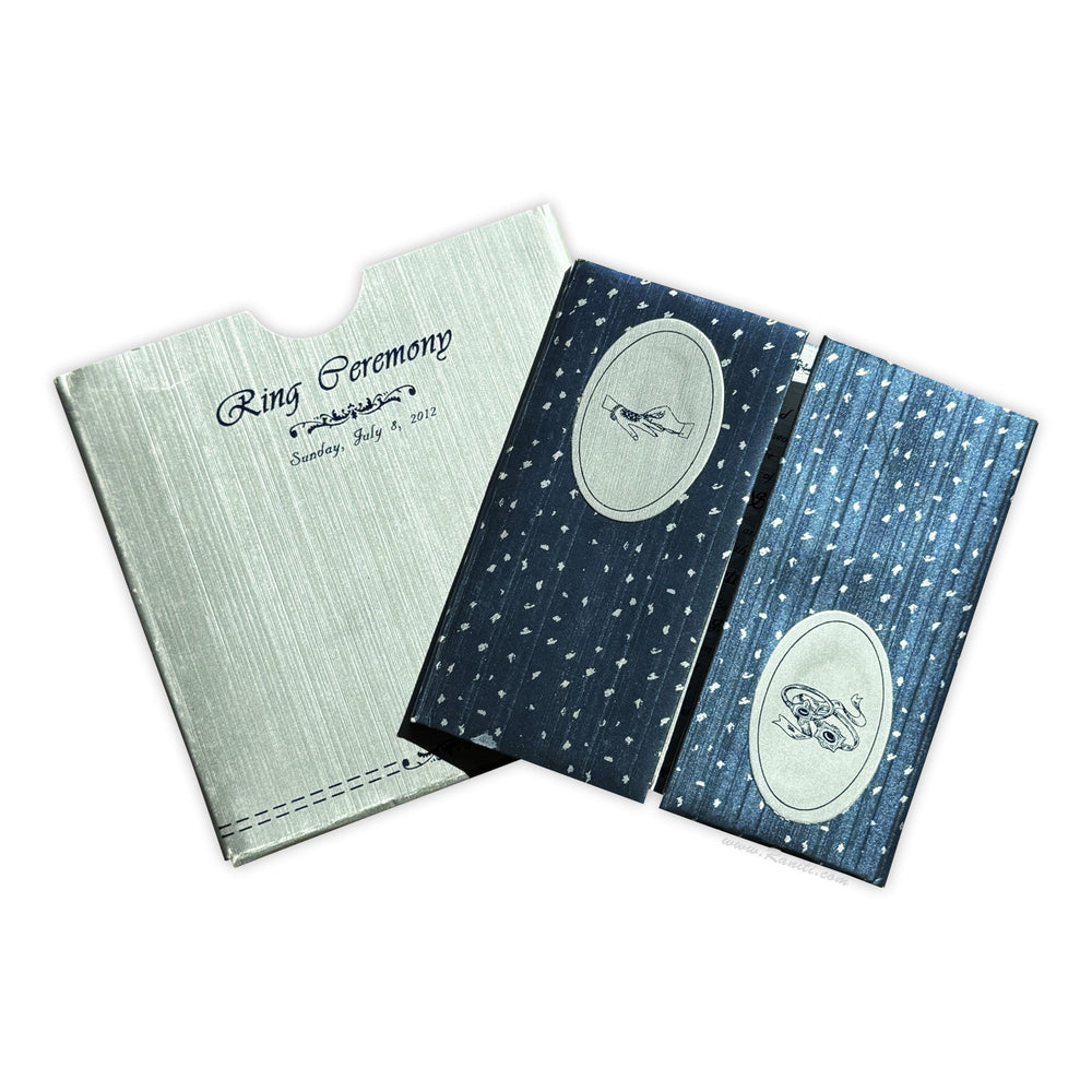 Gatefold Custom Engagement Invitation Card Heavy Back AMSO - 40 - Raniti LLC - Custom Invitations & Stationery