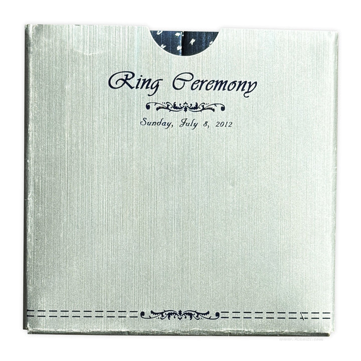Gatefold Custom Engagement Invitation Card Heavy Back AMSO - 40 - Raniti LLC - Custom Invitations & Stationery