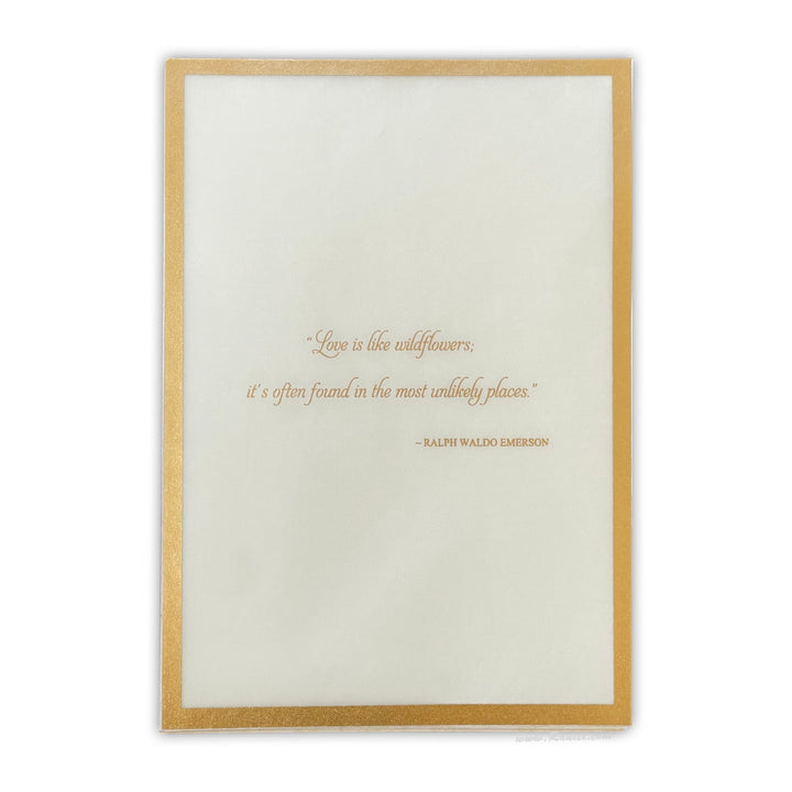 Lasercut Custom Invitation Card Pearl White Gate Fold with Cascading Inserts AML - 266 - Raniti LLC - Custom Invitations & Stationery