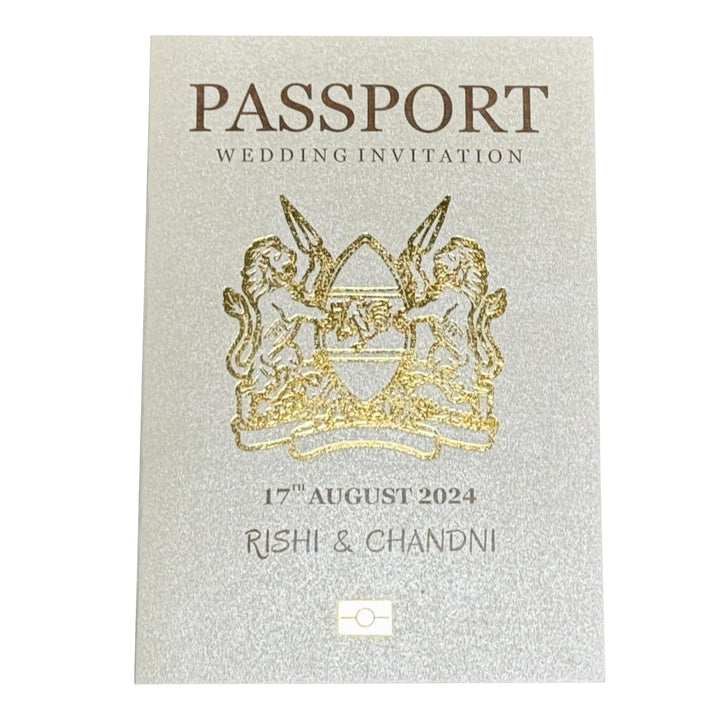 Passport Destination Wedding Custom Invitation | Luxury Passport Wedding Invitation Card | Passport invitation AM - 283 - Raniti LLC - Custom Invitations & Stationery