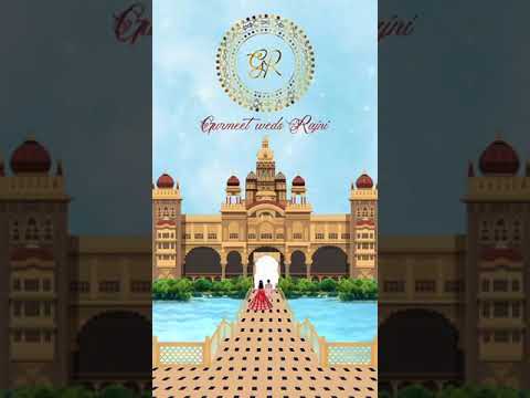 Wedding Video Evite | Digital Wedding Video Evites | Custom Wedding Video Invitation Evite SEVD-25