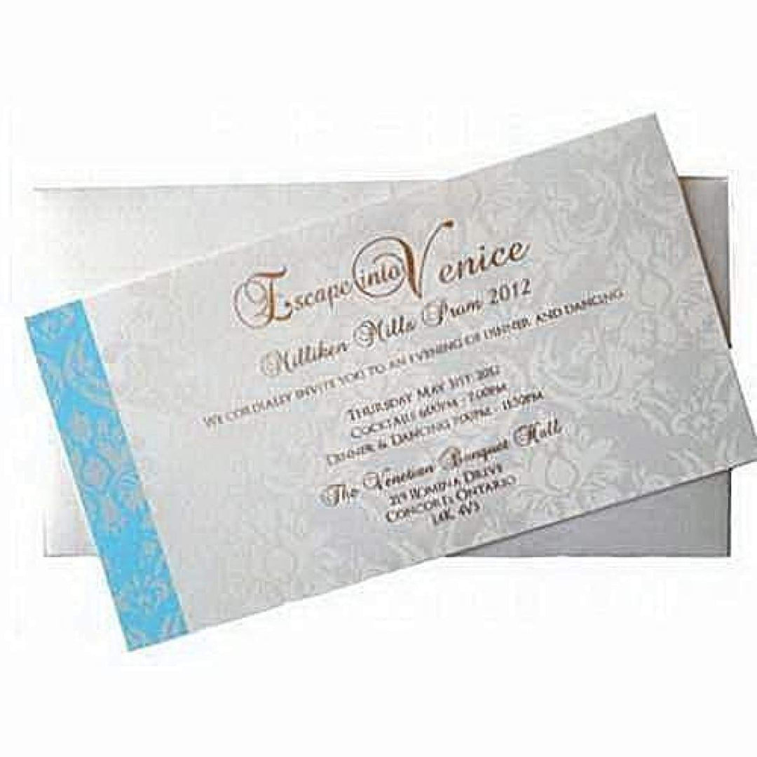 School College Prom Party Custom Invitation Card AMSO-126 freeshipping - Raniti LLC - Custom Invitations & Stationery