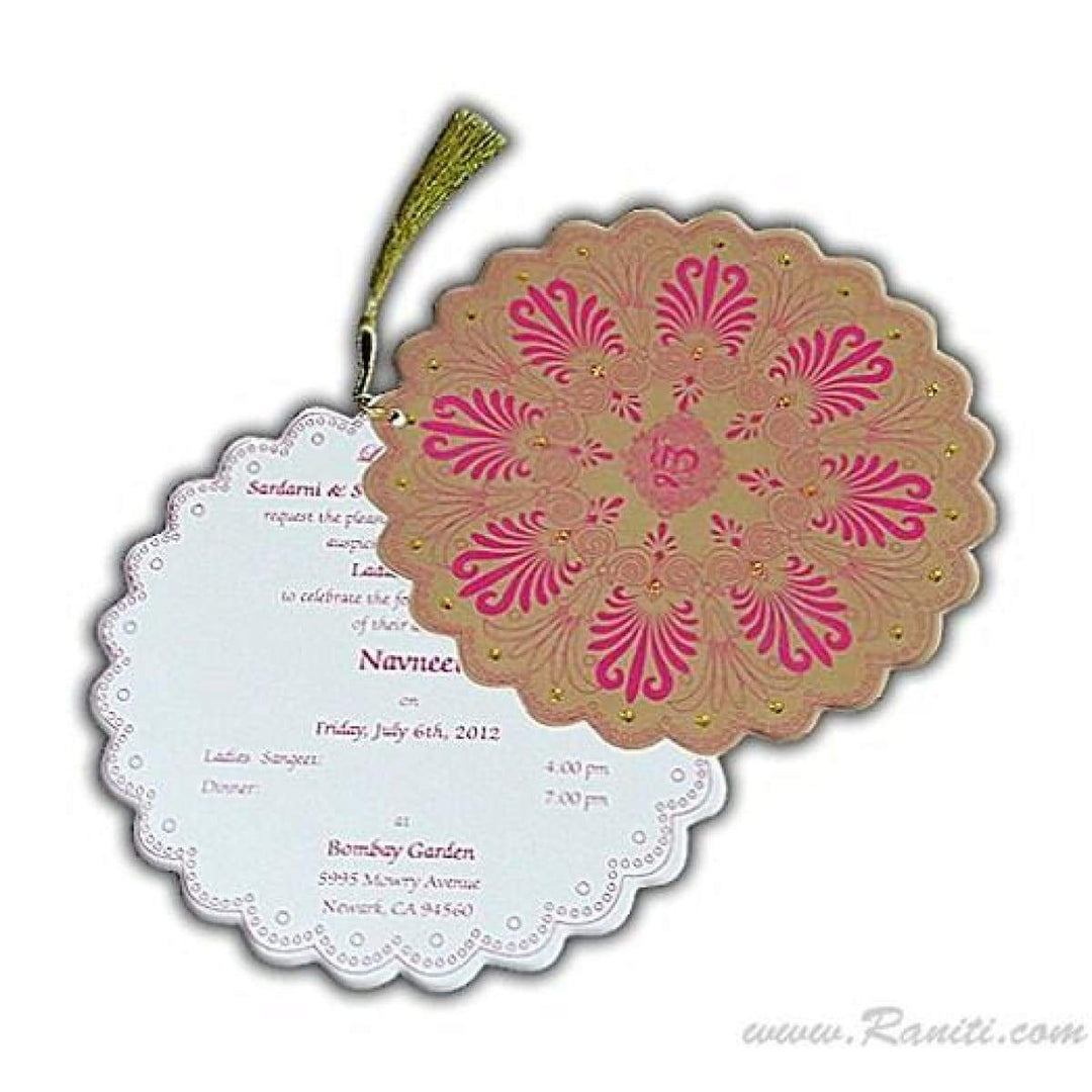 Unique Round Curved Edges Custom Invitation Card, Classic Invitation Card AM-517 freeshipping - Raniti LLC - Custom Invitations & Stationery