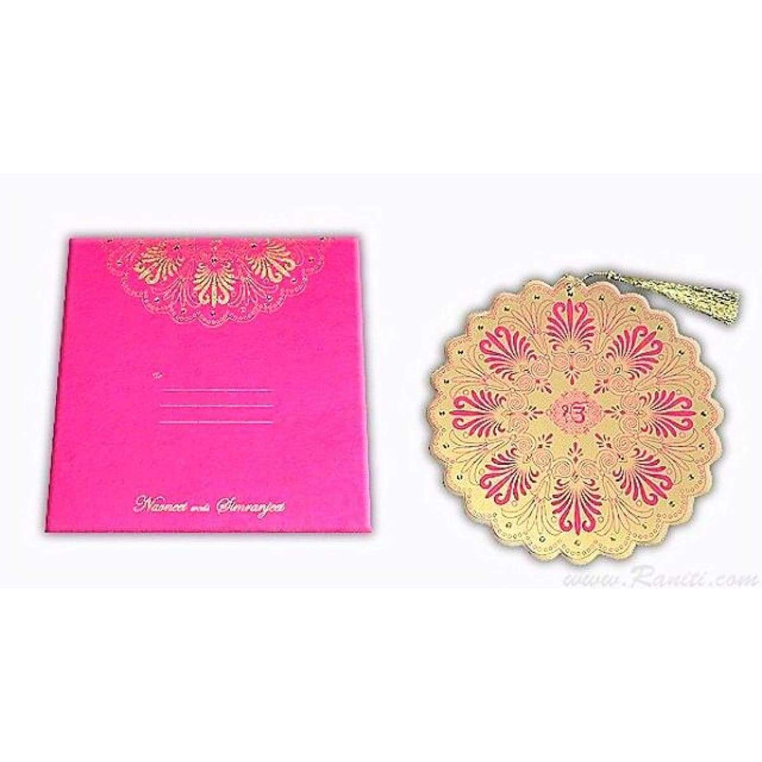 Unique Round Curved Edges Custom Invitation Card, Classic Invitation Card AM-517 freeshipping - Raniti LLC - Custom Invitations & Stationery