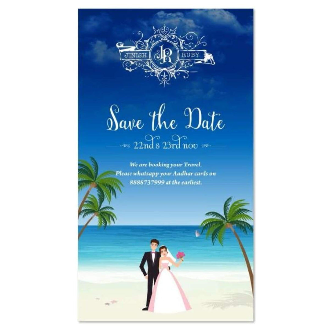 Animated Digital Evites | Save The Date Cards Custom Evite RDEV - 2 - Raniti LLC - Custom Invitations & Stationery