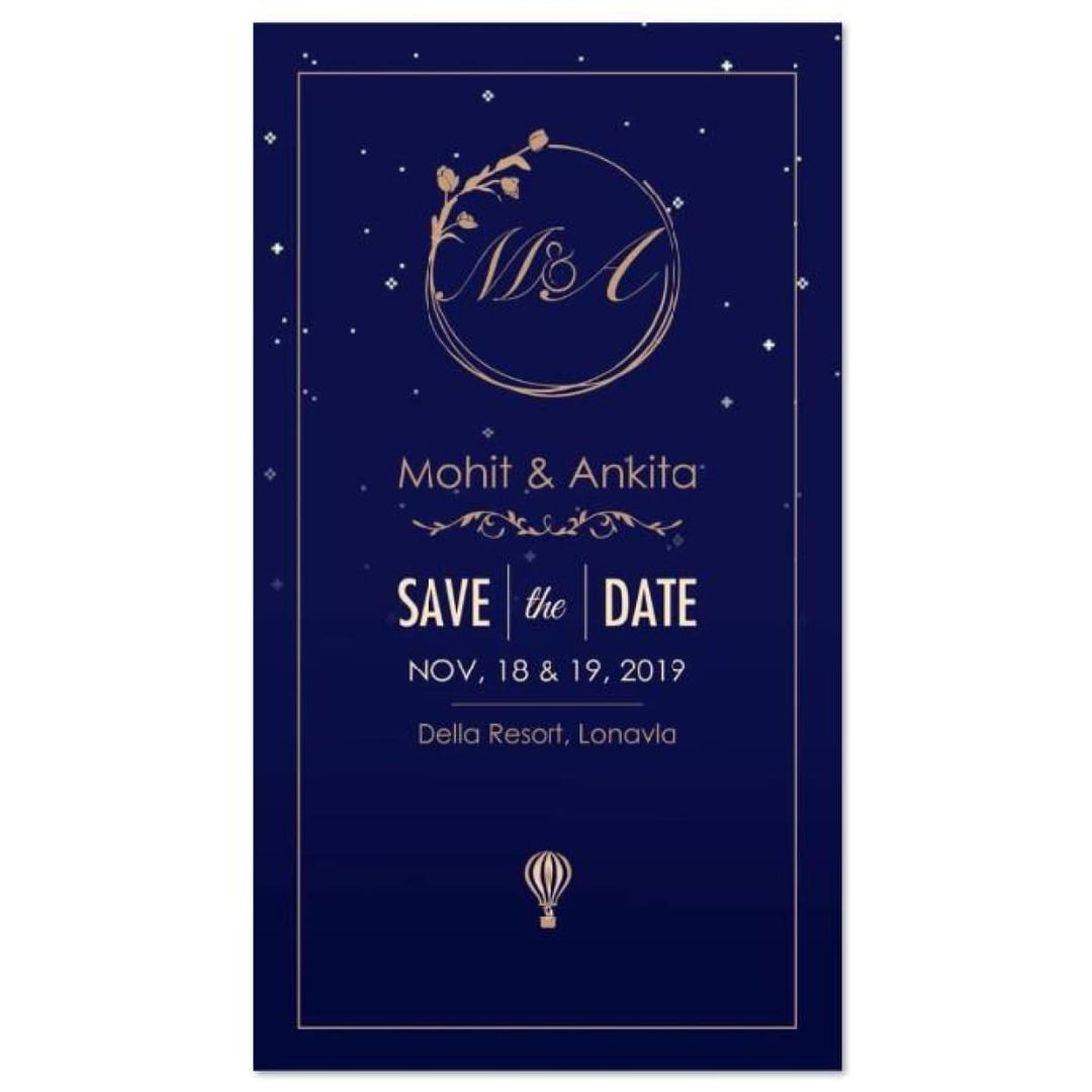 Animated Digital Save The Date Cards Custom Evite RDEV - 3 - Raniti LLC - Custom Invitations & Stationery