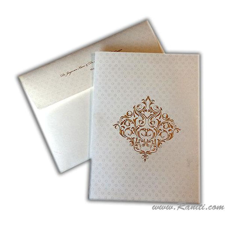 Classic Custom Invitation Card with Beautiful Border Multiple Inserts AM-126 freeshipping - Raniti LLC - Custom Invitations & Stationery