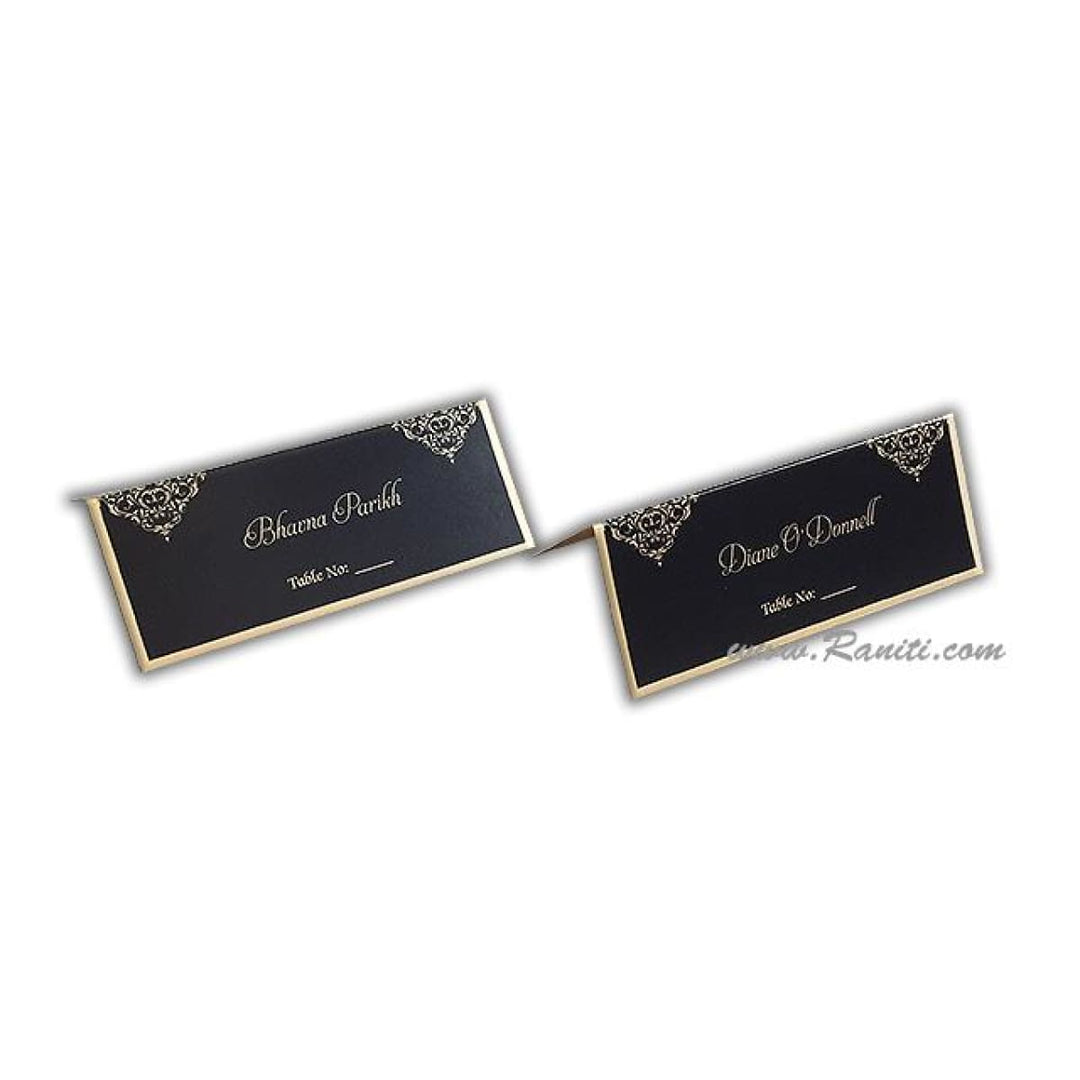 Classic Place Escort Cards Custom | Wedding Place Cards | Seating Name Cards for Receptions, Parties, Events AMPC-16 freeshipping - Raniti LLC - Custom Invitations & Stationery