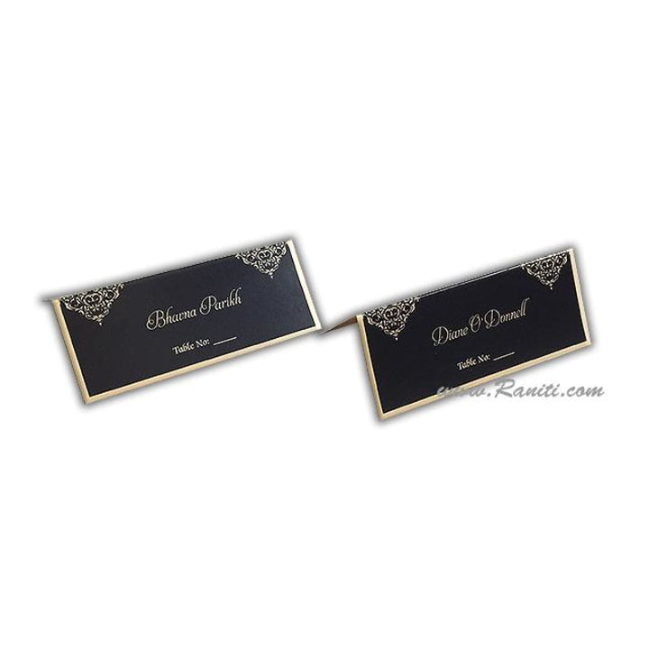 Classic Place Escort Cards Custom | Wedding Place Cards | Seating Name Cards for Receptions, Parties, Events AMPC-16 freeshipping - Raniti LLC - Custom Invitations & Stationery