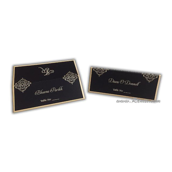 Classic Place Escort Cards Custom | Wedding Place Cards | Seating Name Cards for Receptions, Parties, Events AMPC-16 freeshipping - Raniti LLC - Custom Invitations & Stationery